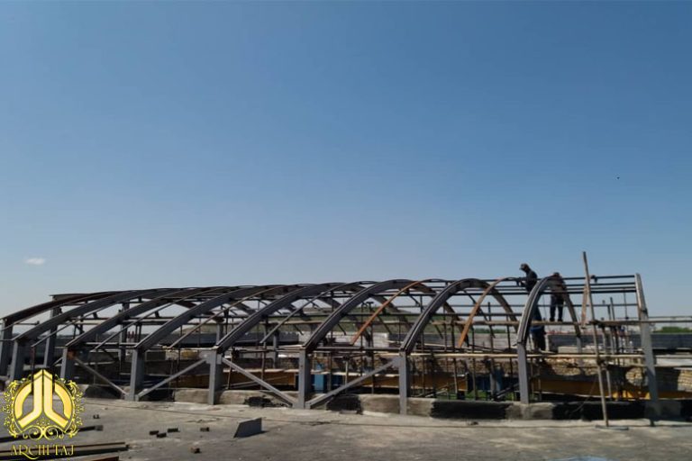 نورگیر استین گلس قرارگاه شهید مدنی عکس شماره 2