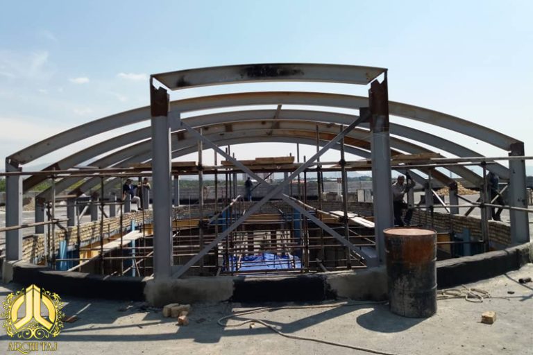 نورگیر استین گلس قرارگاه شهید مدنی عکس شماره 3