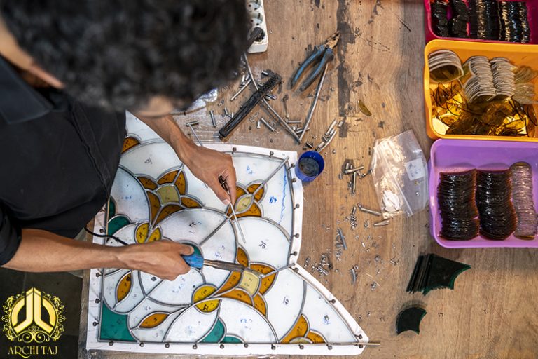 نورگیر استین گلس قرارگاه شهید مدنی عکس شماره 5