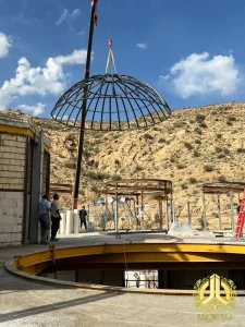 گنبد شیشه ای در صدرای شیراز عکس شماره 2