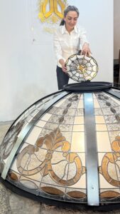 گنبد شیشه ای نئو کلاسیک در گلپایگان عکس شماره 2
